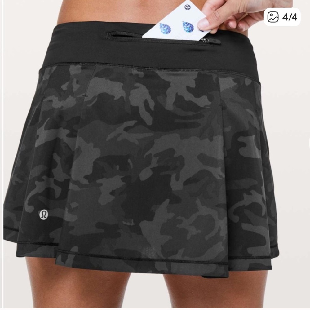 lululemon athletica Black Camouflage Skort - Picture 7 of 9
